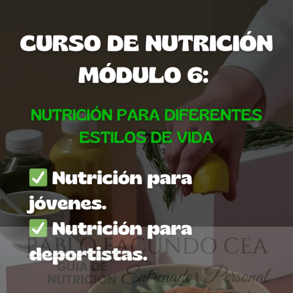 Curso de Nutrición