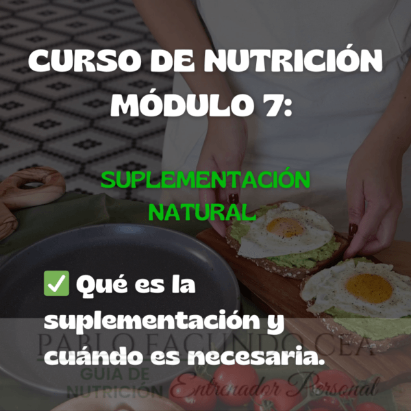 Curso de Nutrición