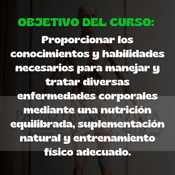 Curso de tratamiento de enfermedades corporales