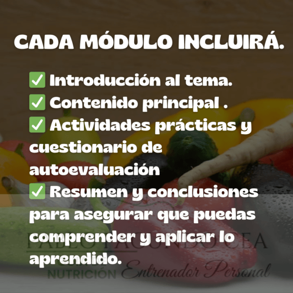 Curso de Nutrición